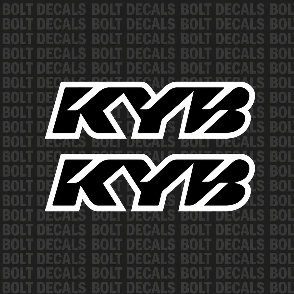 KYB Fork Stickers