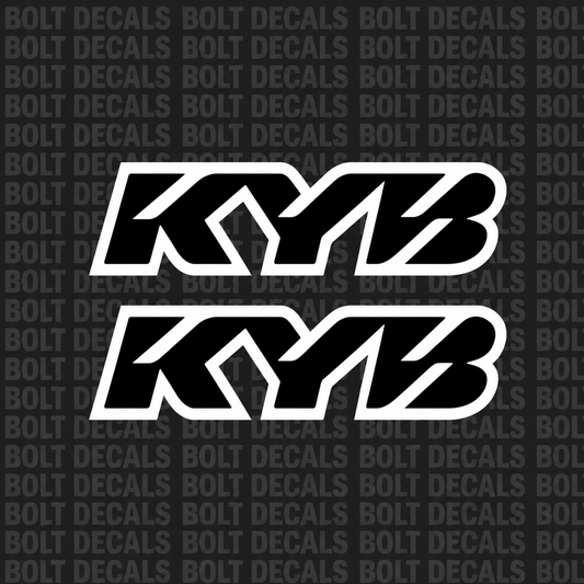 KYB Fork Stickers