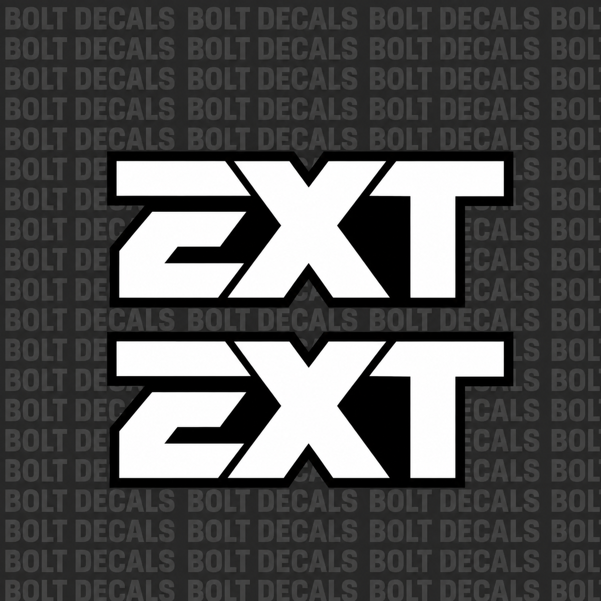 EXT Fork Stickers (2 set)