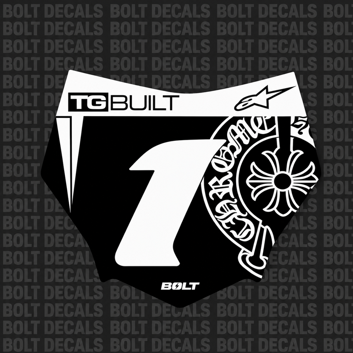 Chrome Hearts Motocutz Decal