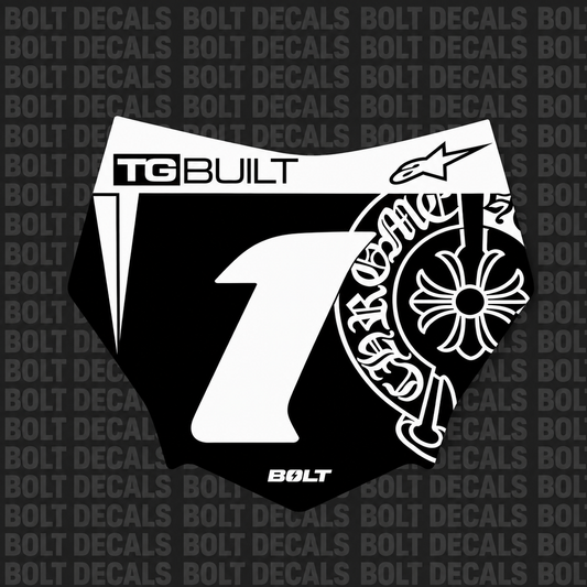Chrome Hearts Motocutz Decal