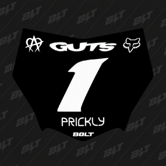 Customizable "Motocutz" Plate Decal